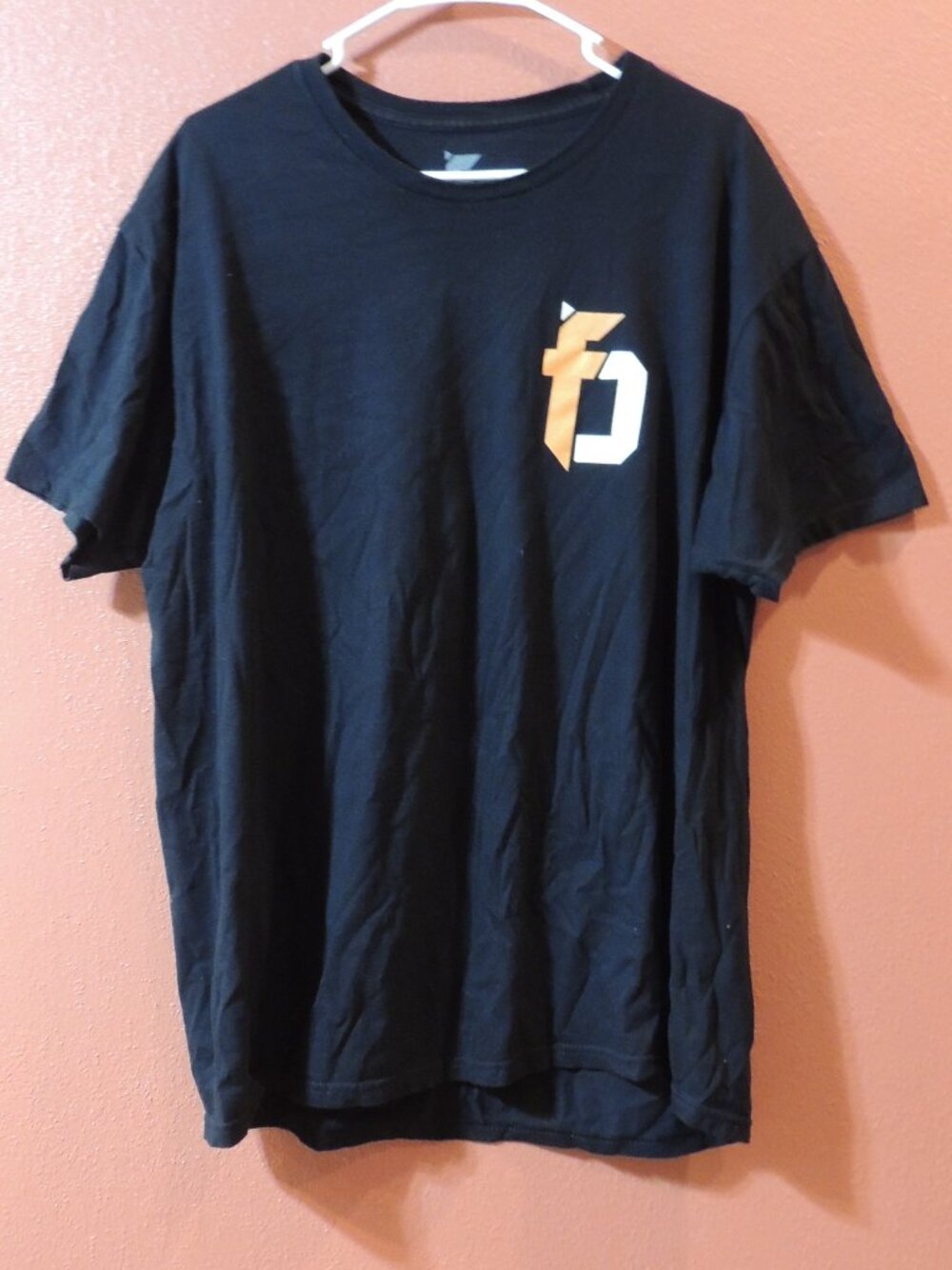 Fire Brand Shirt Men X Large Black Orange White Outdoors Short Sleeve Shirt